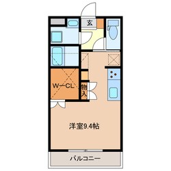 伊勢松本駅 徒歩3分 3階の物件間取画像